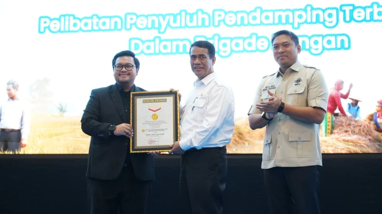 Cetak Dua Rekor MURI, Kementan Perkuat SDM dan Brigade Pangan