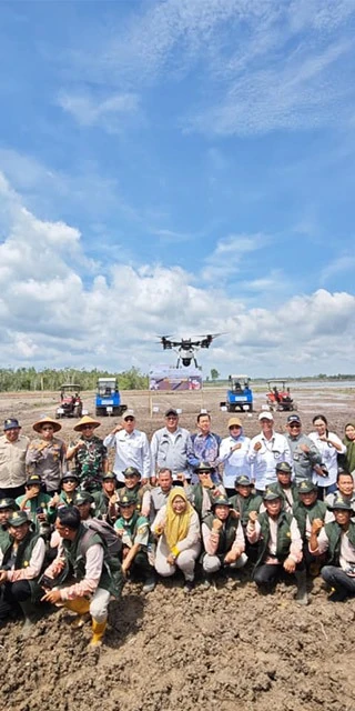 Tanam dilahan CSR