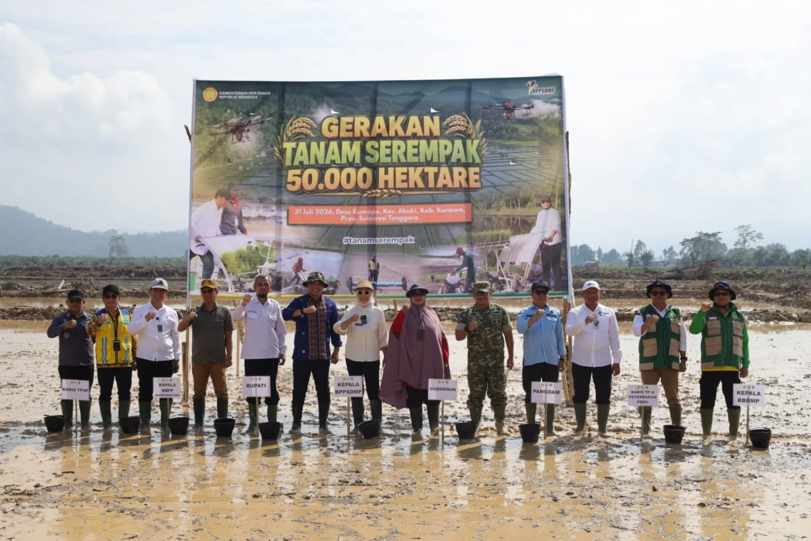 Kementan Genjot Indeks Pertanaman Melalui Gerakan Tanam Serempak Oplah dan CSR