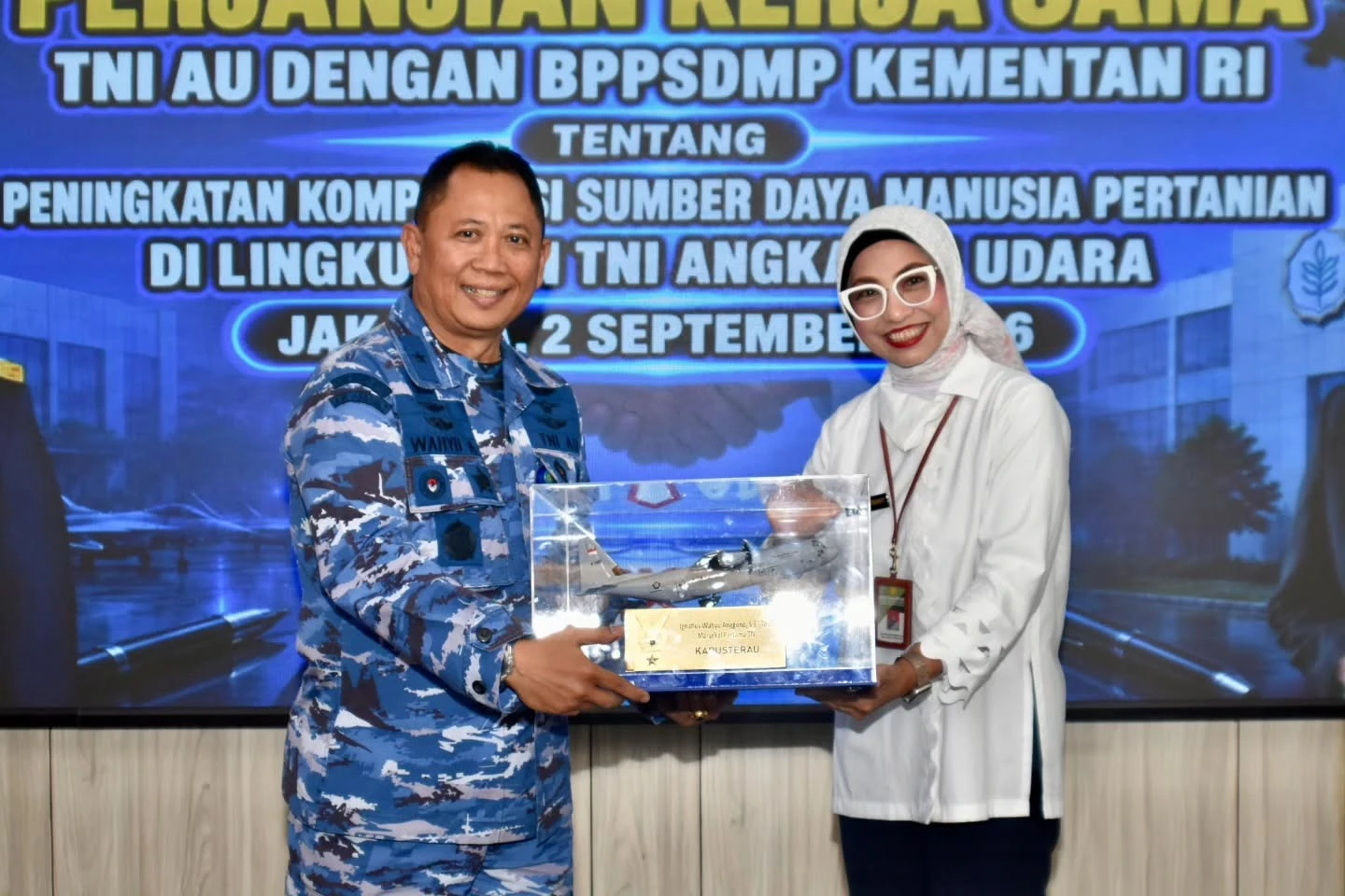 TNI AU dan Kementan Perkuat Kompetensi SDM Pertanian untuk Dukung Ketahanan Pangan
