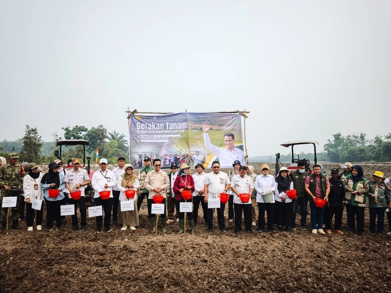 Percepat Tanam CSR Banyuasin, Kementan Perkuat Pengairan dan Brigade Pangan.